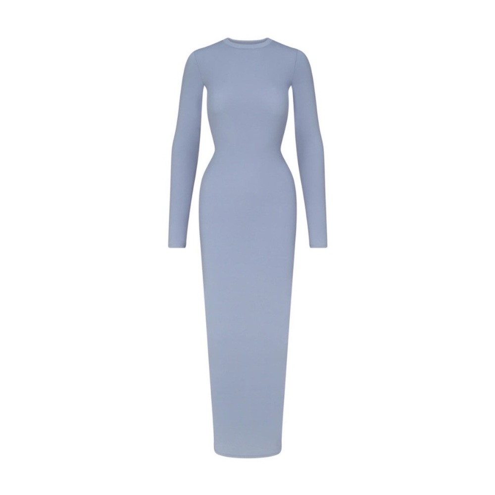 SKIMS Slate Long Sleeve Dress